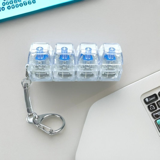 Calming clicker Mechanical Keychain- Instant Anxiety Relief Tool.